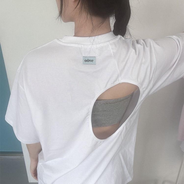 [예약배송] oove peek t-shirt (white)