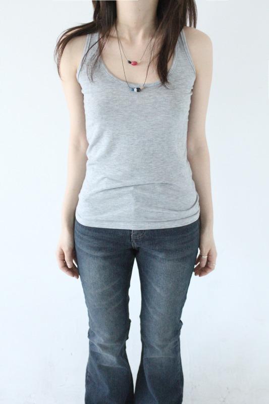 히피디피 basic sleeveless top (3color)