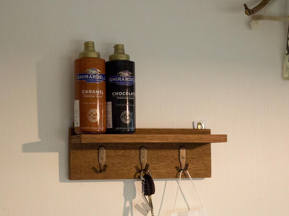 밀러 빈티지 선반 미니 D타입 miller shelf 벽선반 마스크걸이 나무 선반