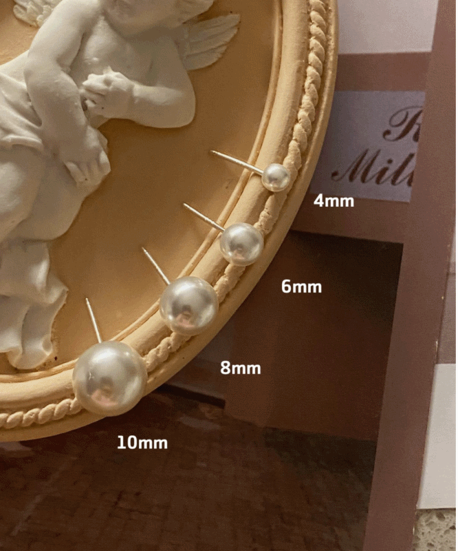 [Silver925] 기본진주이어링/4 Size