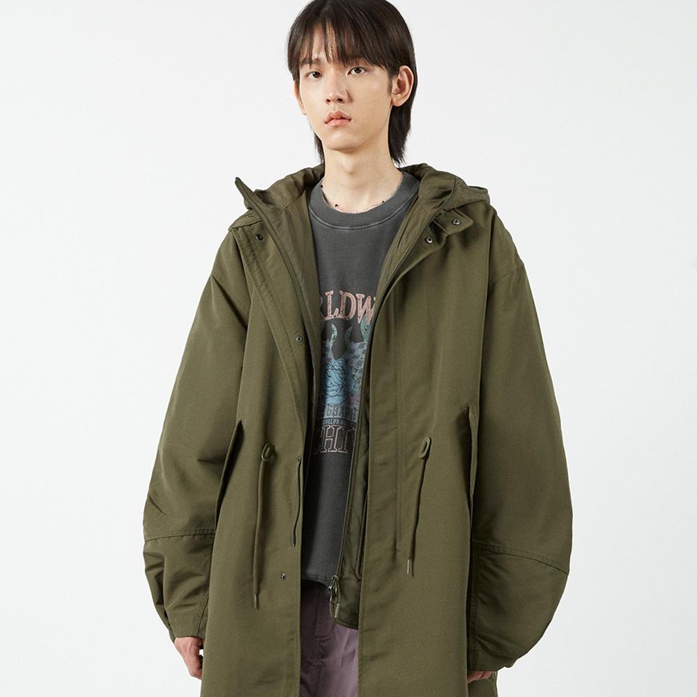 [내피분리형] US-ARMY 밀리터리 피쉬테일 후드 롱파카_2COLOR