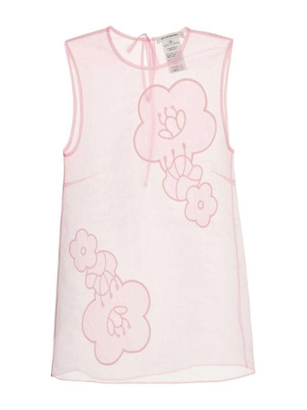 세실리에반센 핑크 슬리브리스 탑