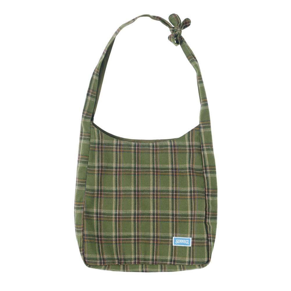 Plaid Crossbody - Green