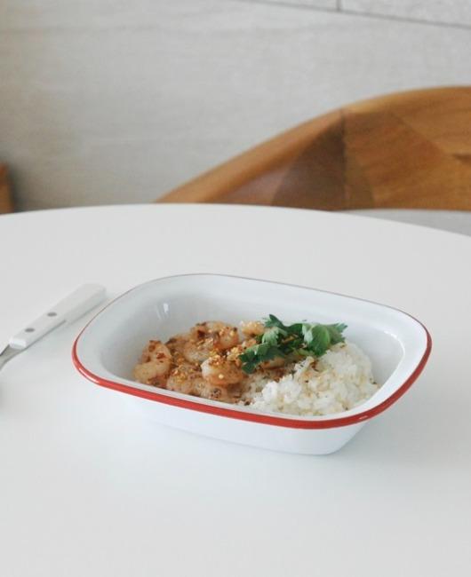 법랑 베이커 파이 사각볼 ( 2color )