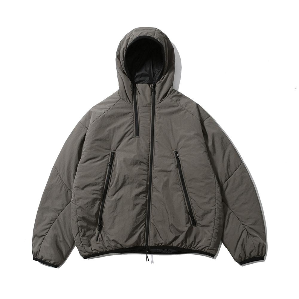 [AW24] DOUBLE-ZIP INSULATED PARKA / STONE