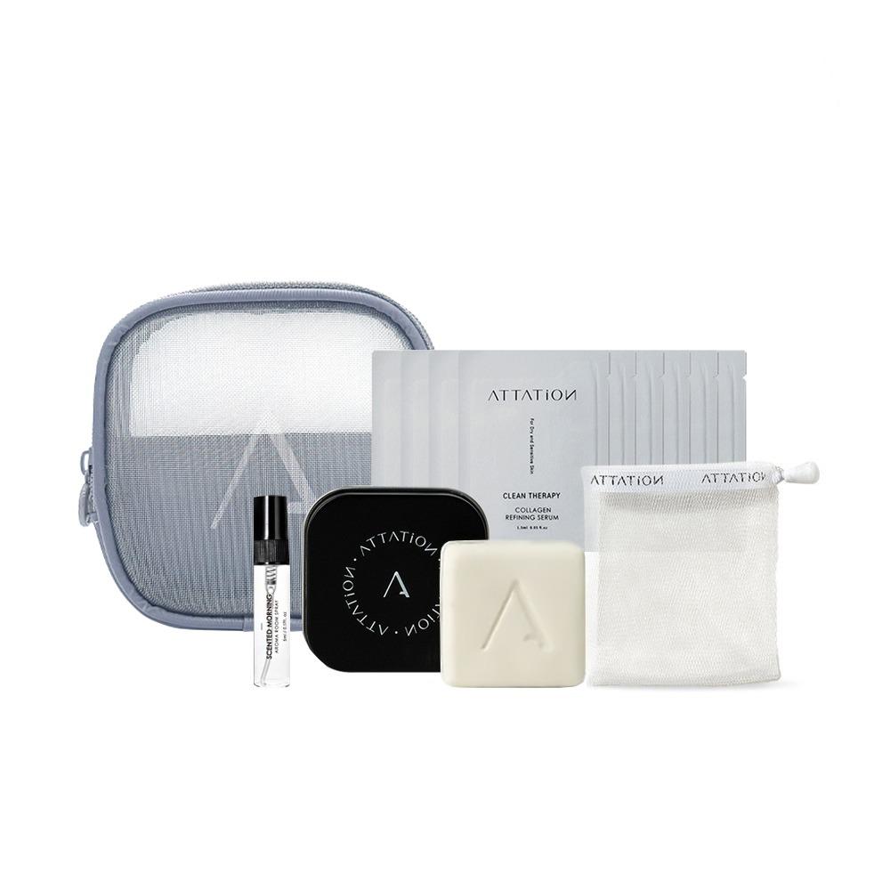 [신제품프로모션] 어테이션 약산성 익모초 올인원 바 에코 트래블 키트 8종 세트