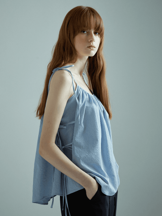 Coral Reef Sleeveless Top_Sky Blue