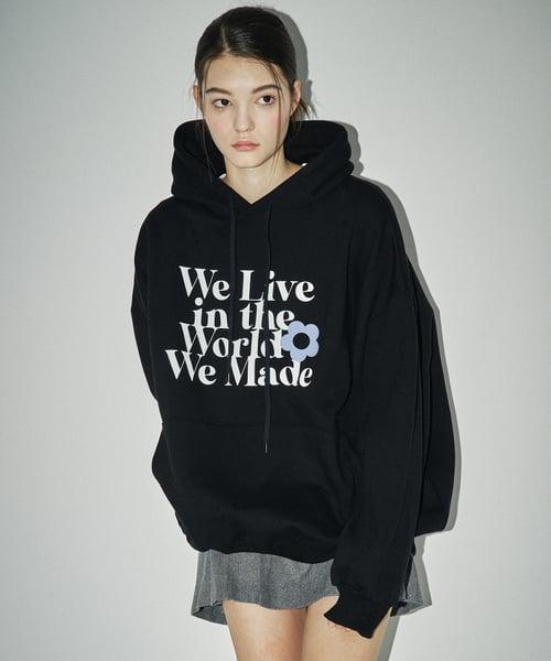 World Flower Hoodie [Black]