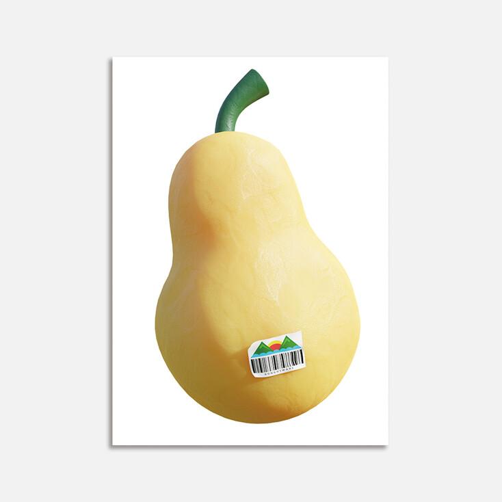 Buy some fruit PEAR poster A2size