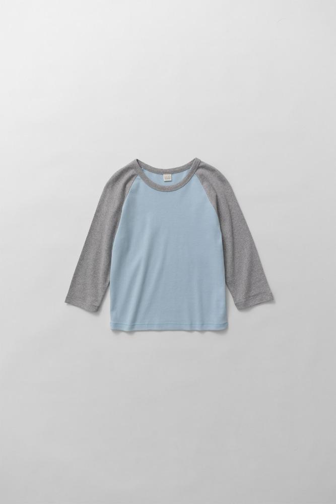 2nd) slim raglan t-sh (blue grey)
