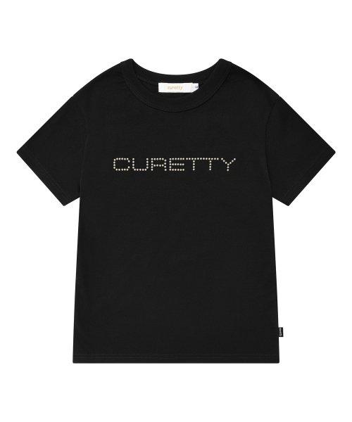C LOGO CONVEX T-SHIRT_BLACK