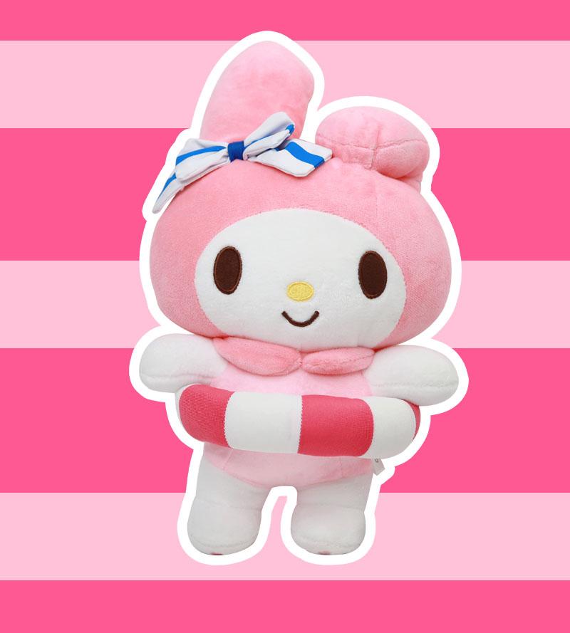 산리오 써머 튜브 인형 마이멜로디/ 장식용 캐릭터인형 키덜트