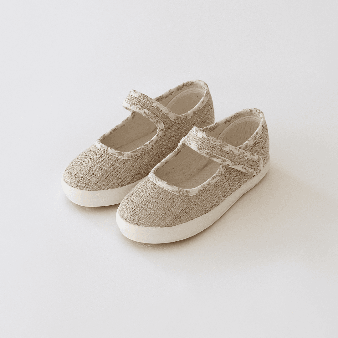 [발송예정4/22][더메리제인] 플로럴 트위드 메리제인