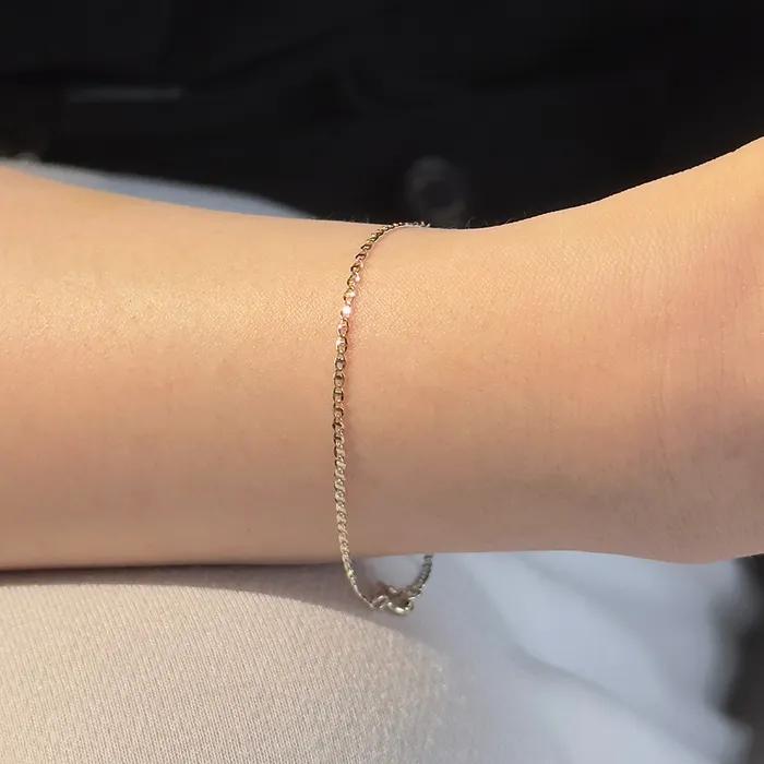 14k Daily mellow chain bracelet