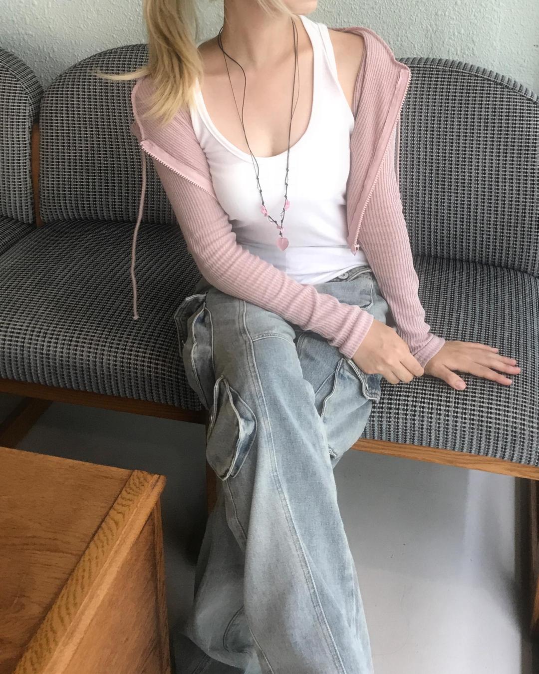 루즈 레이어드 딥 유넥 나시(3color)