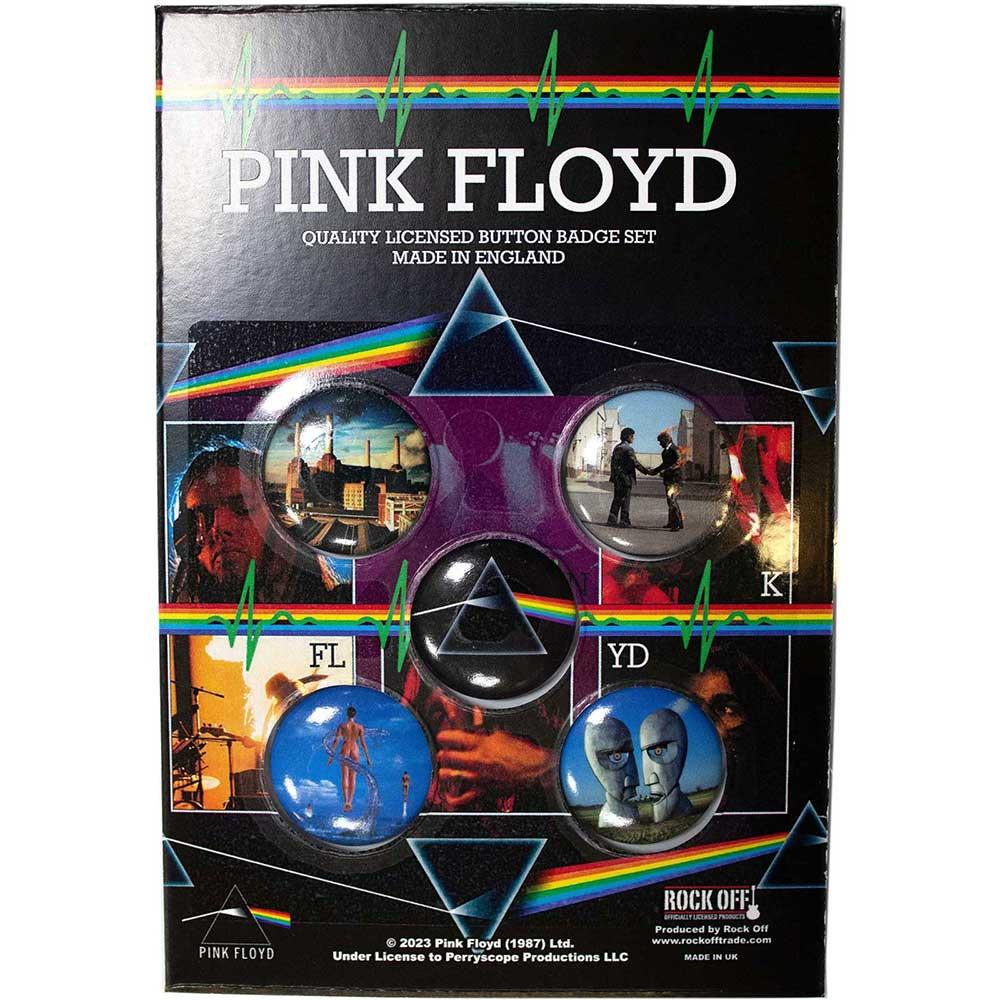 [국내배송] 공식 PINK FLOYD 핑크 플로이드 Album Covers 버튼 뱃지 팩