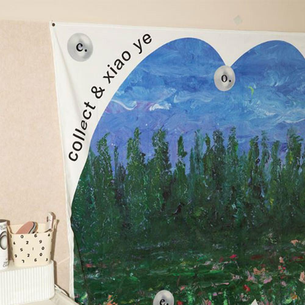 아트 oil painting 행잉 패브릭 커튼