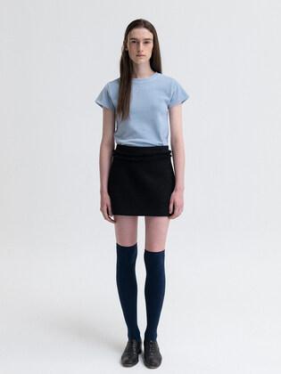 MUSE TWEED SKIRT - black