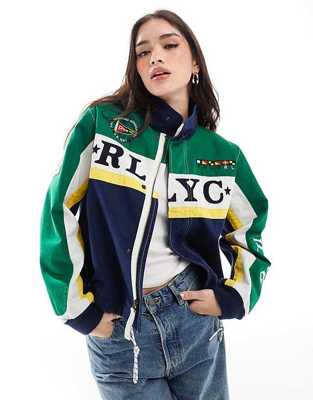 Polo Ralph Lauren - Race jack in blauw en groen