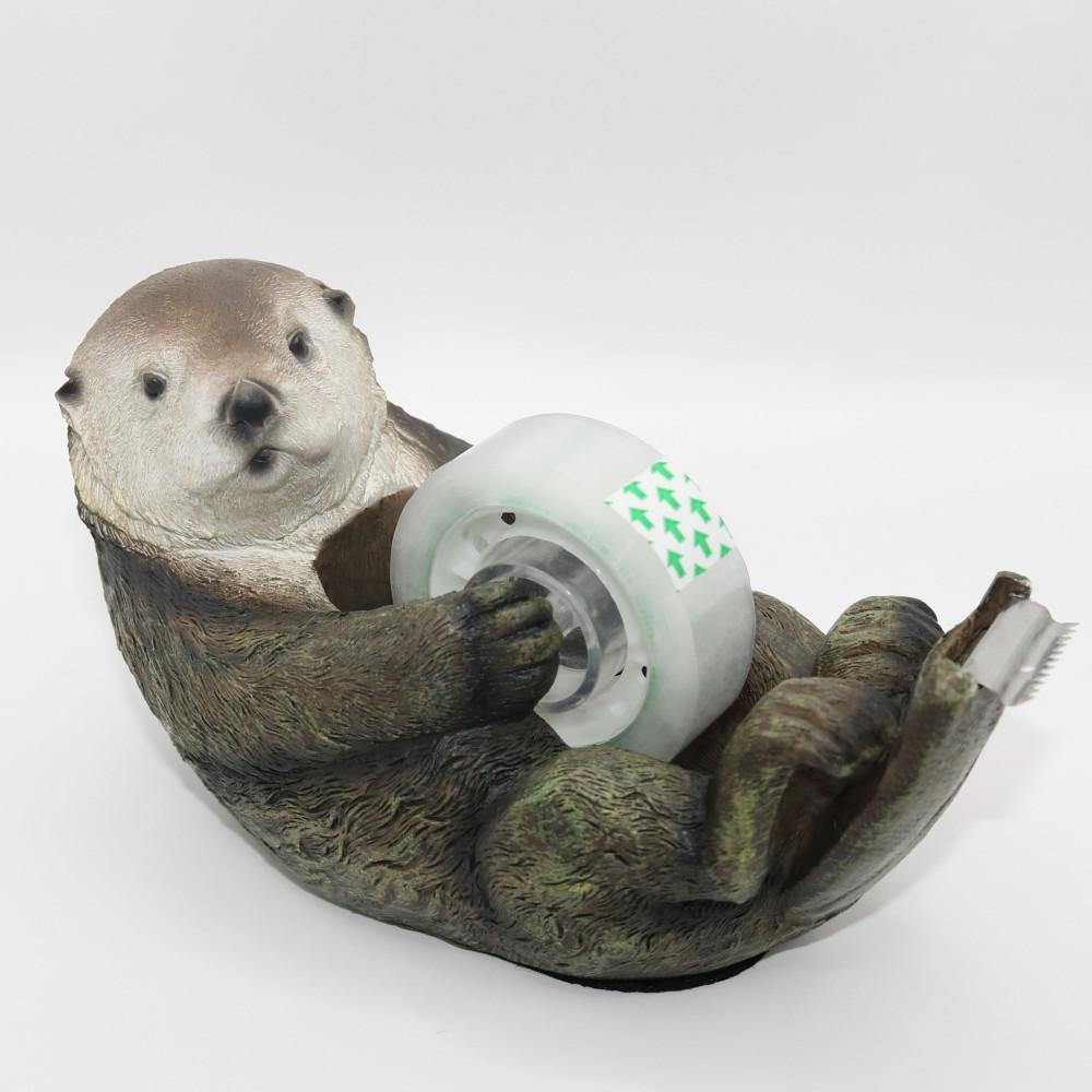 해달 테이프 커터기 디스펜서 받침대 수달 : 리틀프린스샵