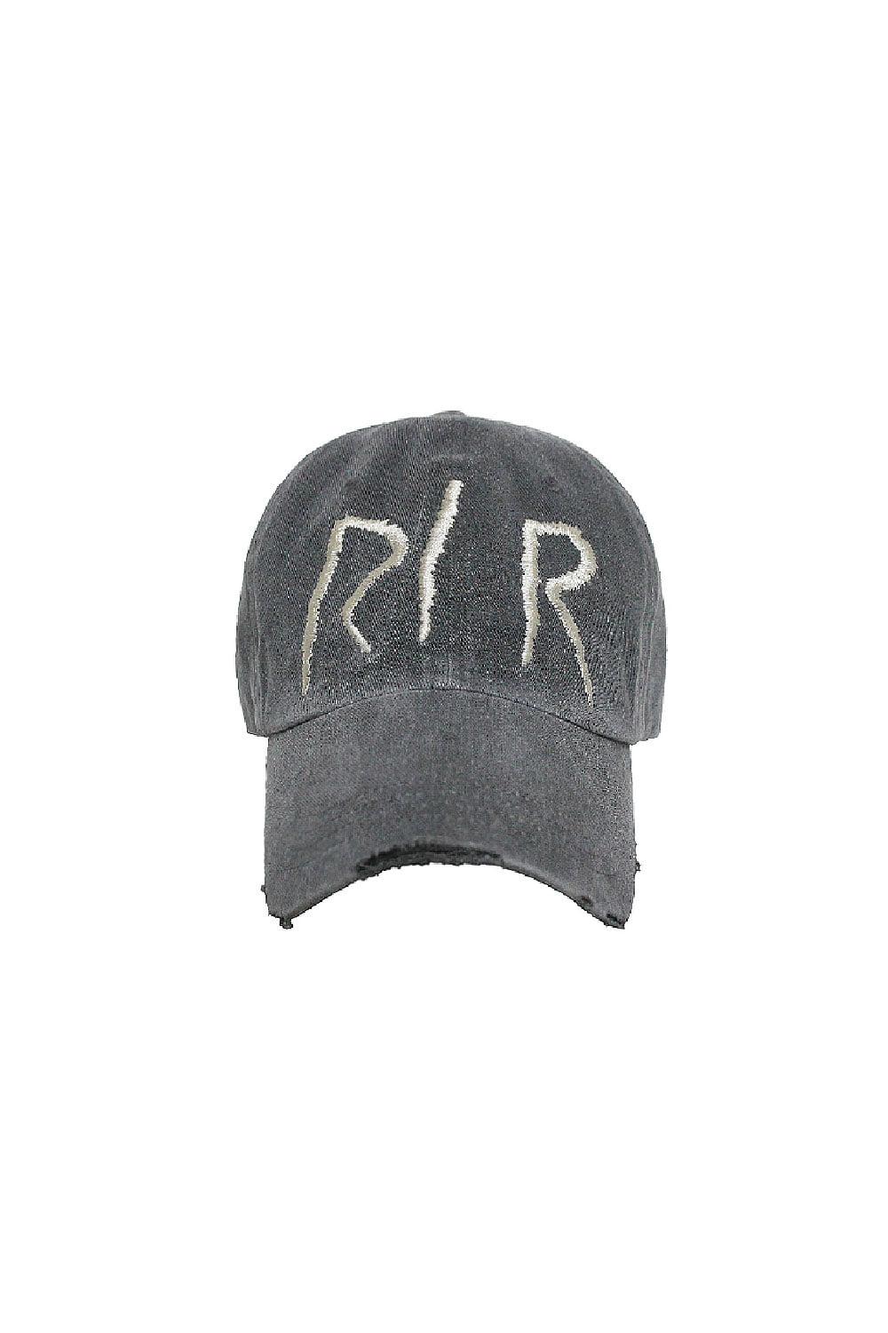 [2차 예약배송 6/17] RIR DESTROYED WASHED CAP (GRAY)