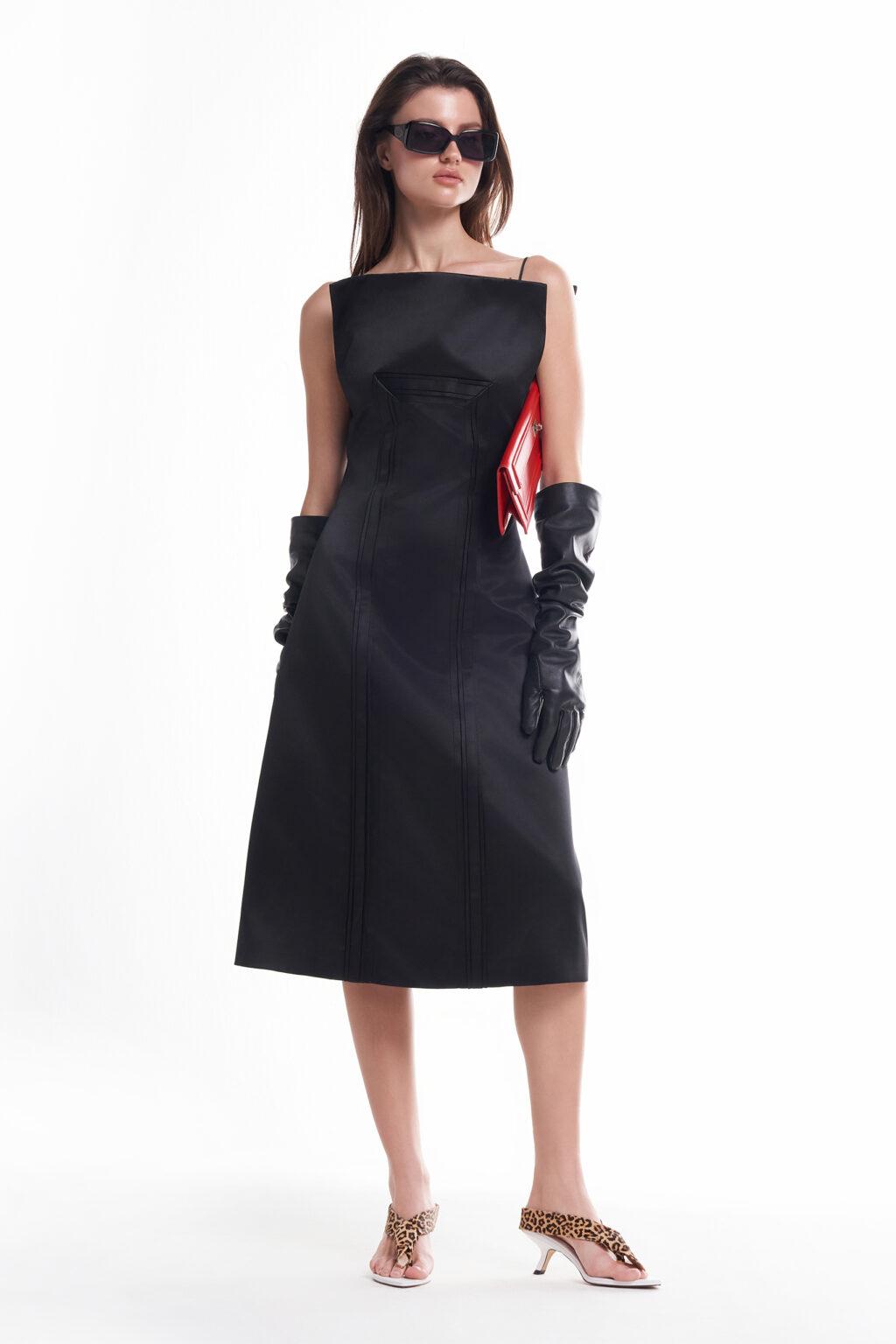 Frame Silk Midi Dress