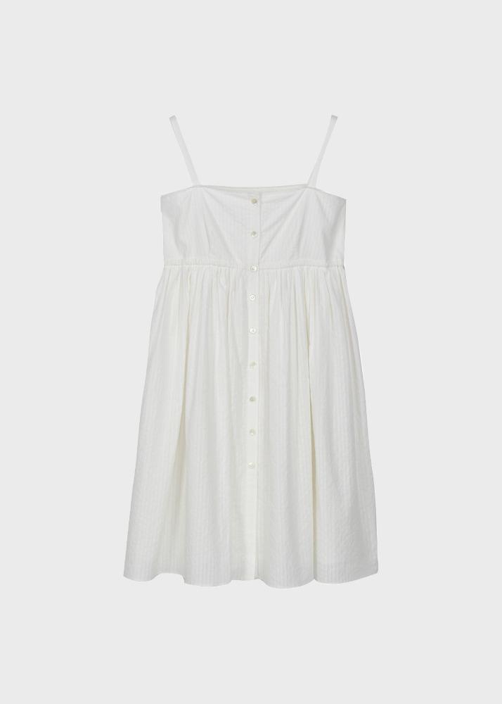 a cotton lace dress (white)