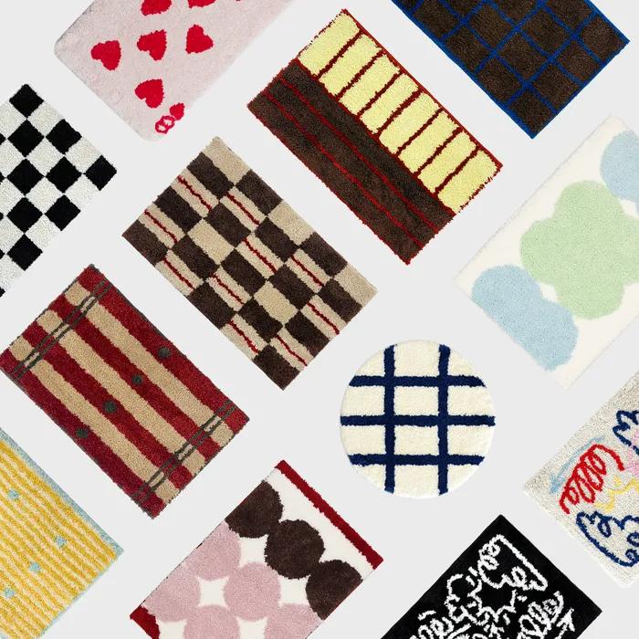 [1+1] 터프팅 발매트 기획 세트 (17type)