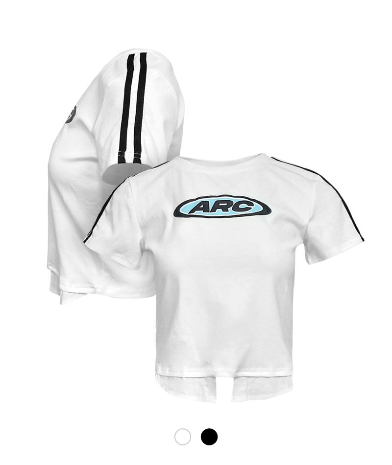 레코드 레이어드 티셔츠