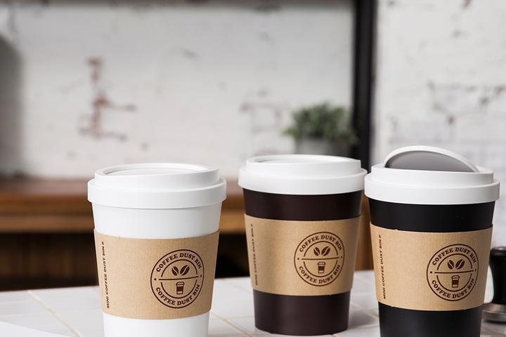 미니 커피컵 휴지통