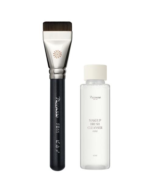 FB11 스파츌라 브러쉬+메이크업 브러쉬 클렌저 60ml 세트