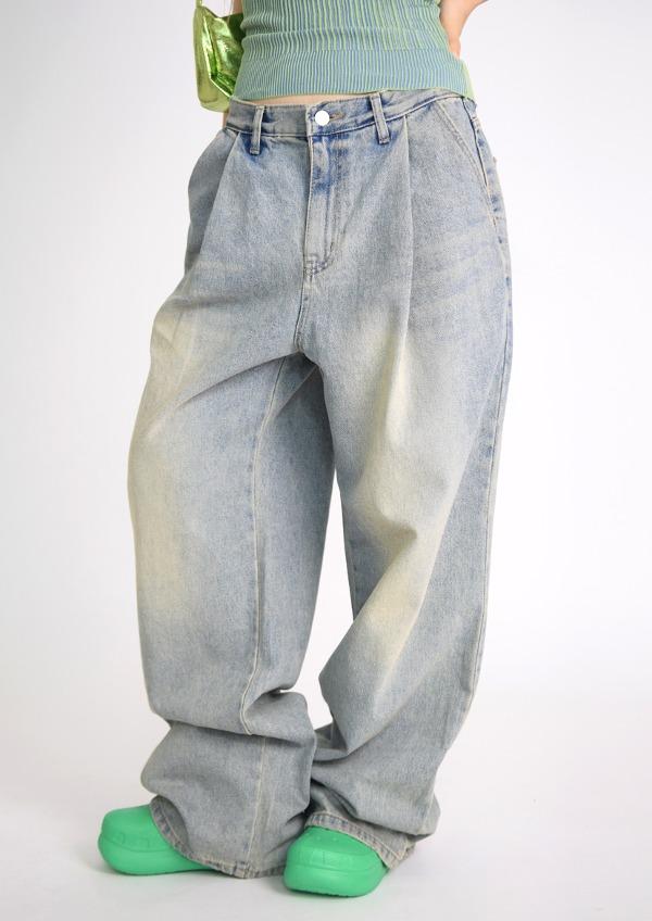 (UNISEX)파머 데님팬츠