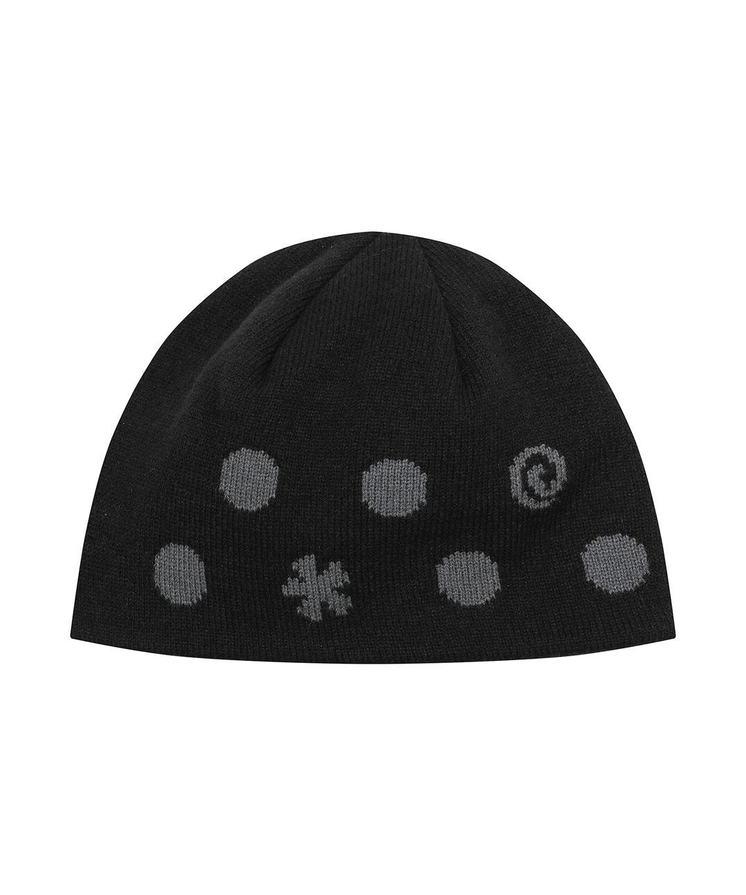 B 도트 비니 [블랙]