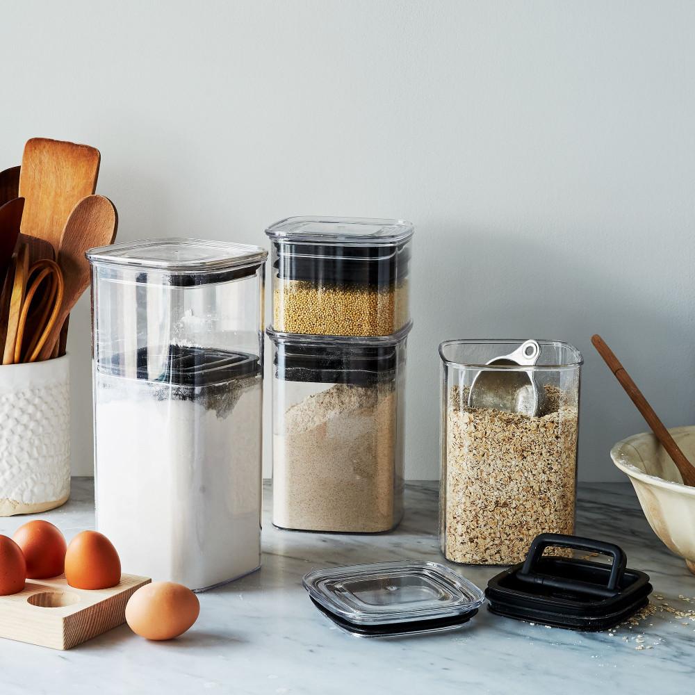 [정식수입] 스퀘어 에어스케이프 Airscape 완벽한 진공 밀폐 용기 스타벅스 원두 보관 (아마존 히트상품)