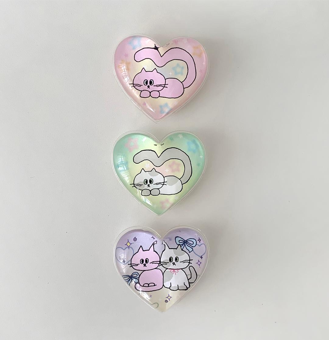Catty Heart Bubble Tok
