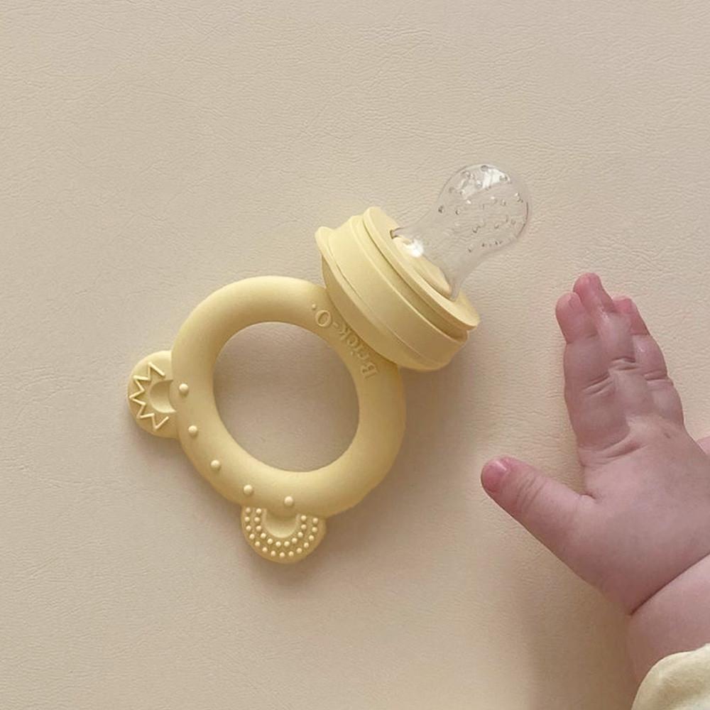 브릭오 실리콘 과즙망 치발기 아기 유아 과일 이유식 국민