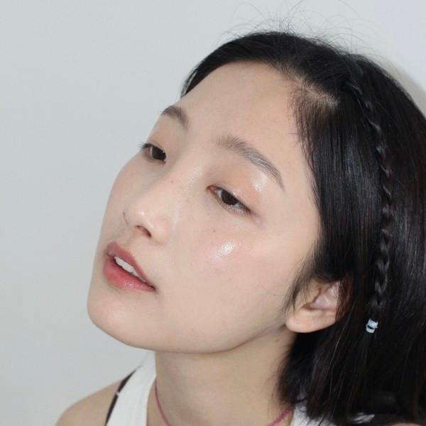 Twinkle silver ball necklace_ pink