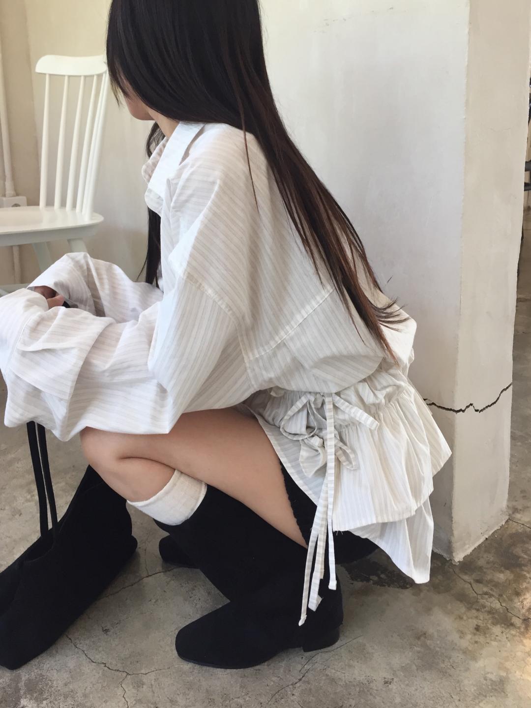 stripe shirt set (2colors)