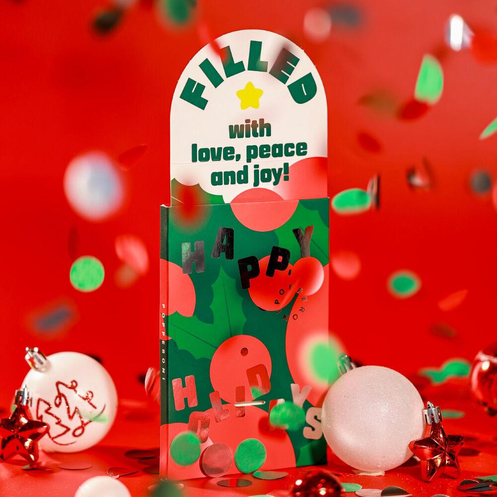 파퍼로니 크리스마스 & 뉴이어 폭죽카드 크리스마스카드 신년카드 2023 새해 축하