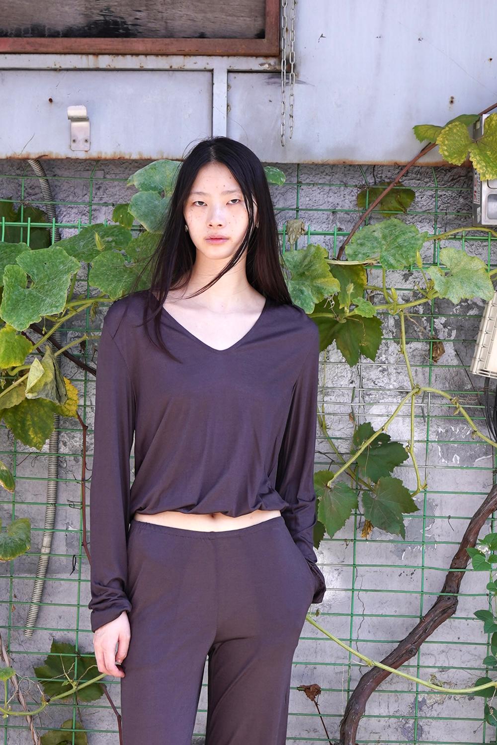 Rhea Long Sleeve_Dark Chocolate