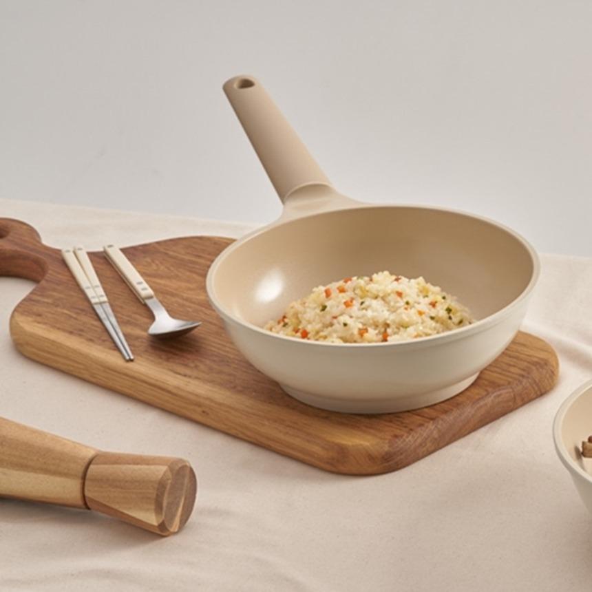 [굳데이],[무료배송]  트루쿡 IH 인덕션겸용 세라믹 코팅 궁중팬 24cm (모든열원/식세기사용가능)