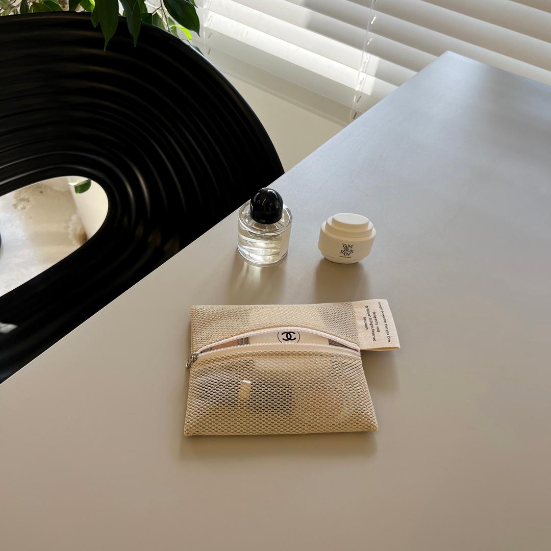Veda Romantic Pouch Mesh / Beige