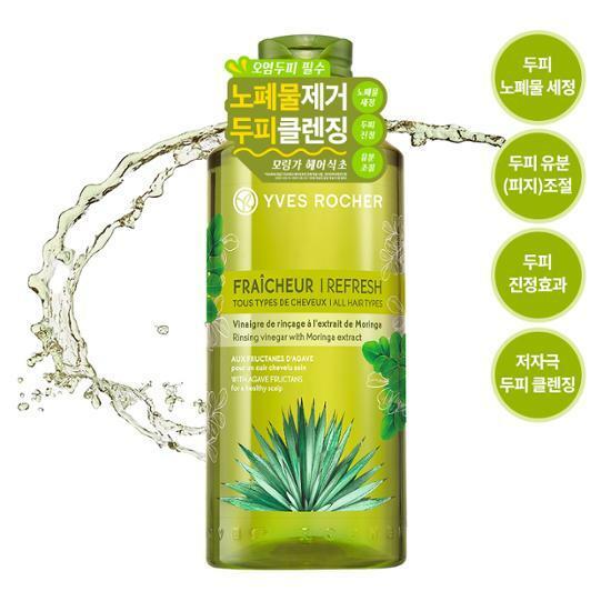 [증량] 이브로쉐 모링가 리프레시 헤어식초 400ml (두피 진정/딥클렌징)