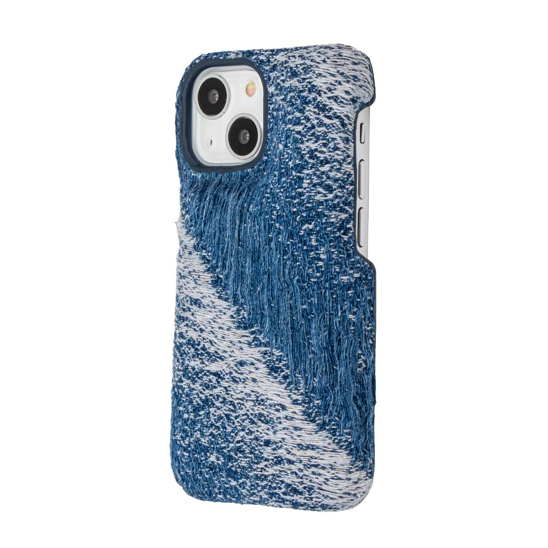 Ocean denim cushion case (surf, deep blue)