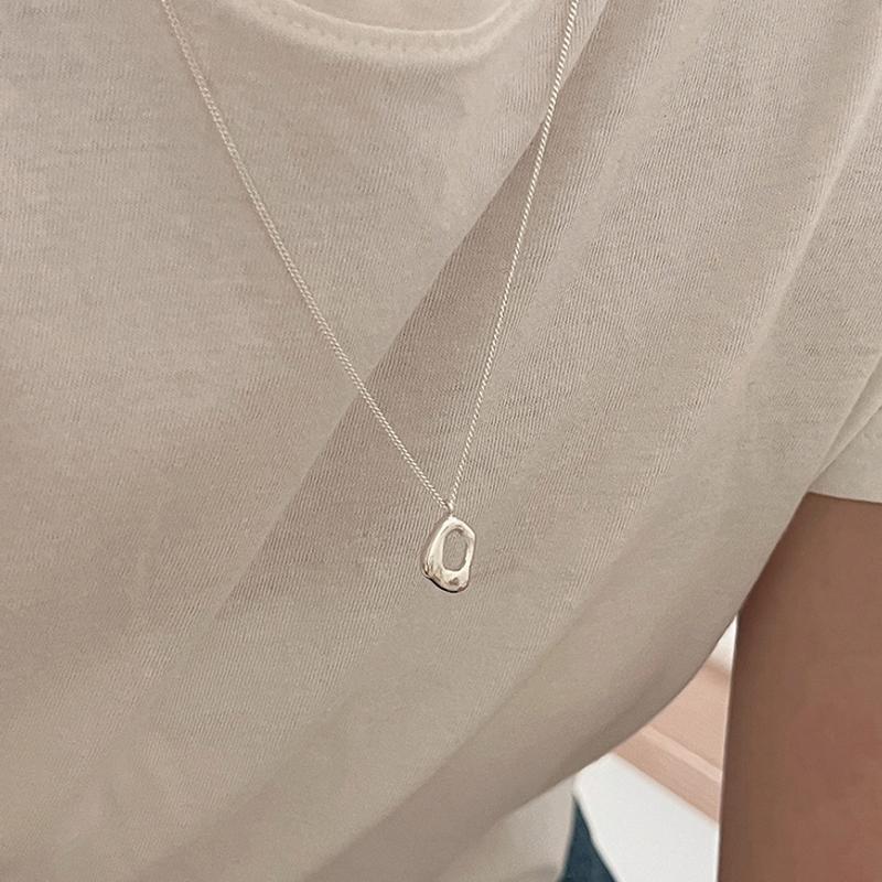 (silver925) 샌드 롱 목걸이 *2color