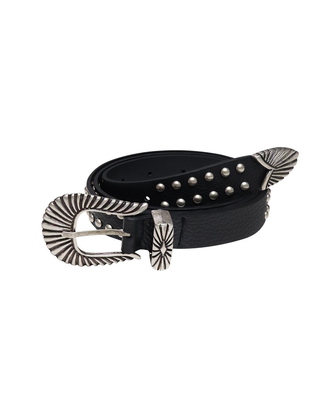 [PLZPROJECT]PLZ ETHNIC BUCKLE STUD BELT