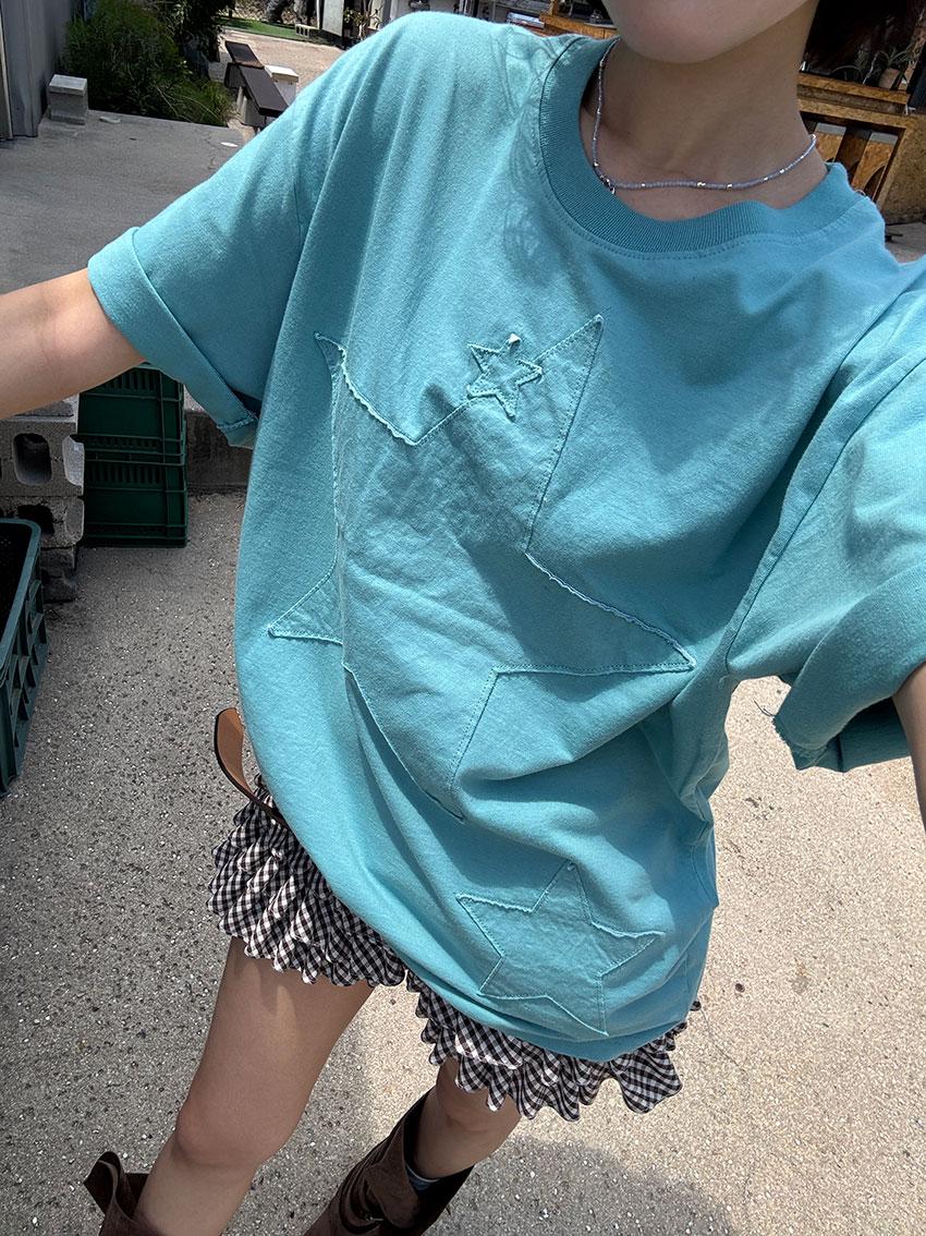 STAR WASHING TEE (3color)