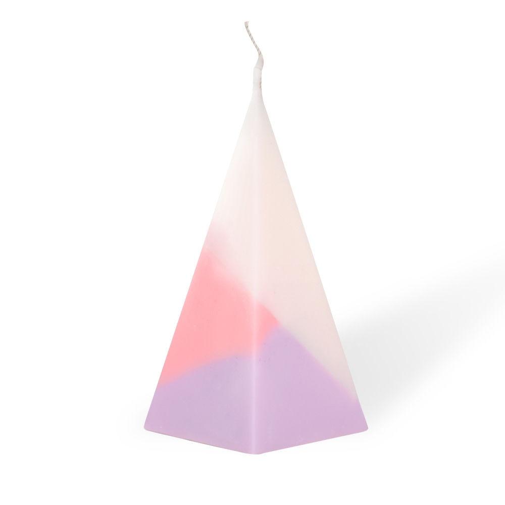 오각뿔캔들 3컬러믹스 (ivory x pink x purple)