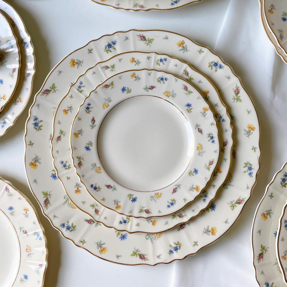 시라쿠스 수잔 브레드 샐러드 디너 플레이트 수입 명품 빈티지 그릇 접시