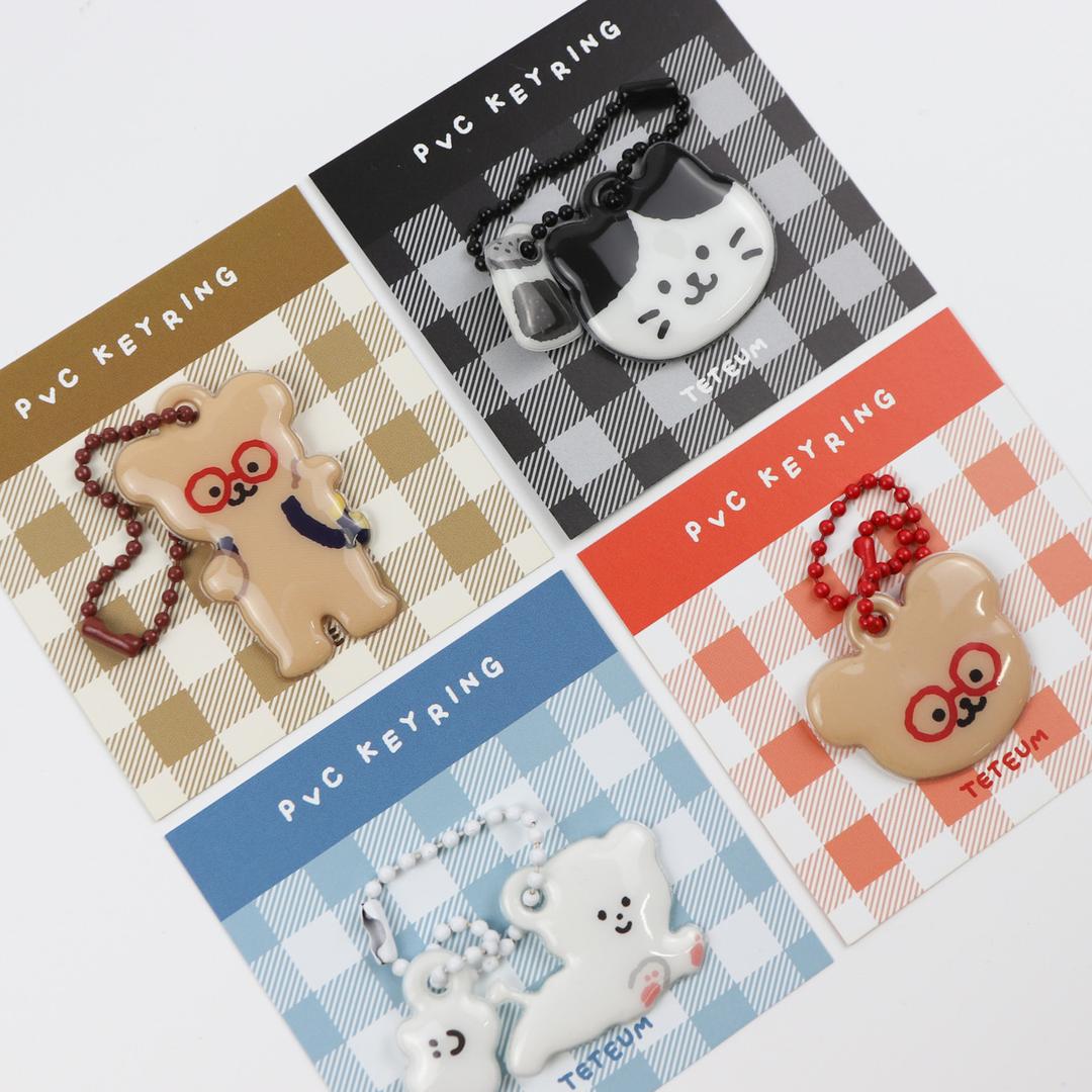 TETEUM PVC KEYRING